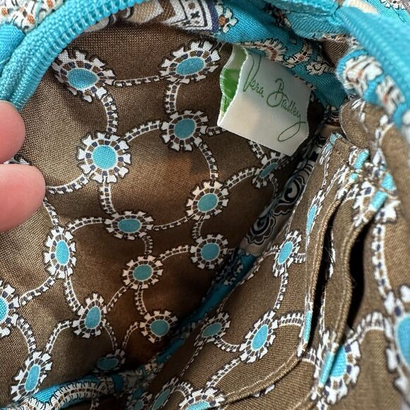 VERA BRADLEY Little Hip Bag Crossbody & Belt Bag Totally Turquoise Adjustable - Picture 7 of 9